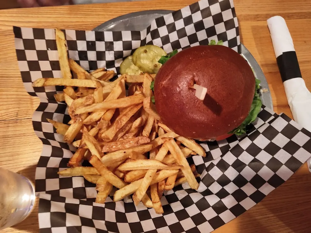 Burger and Fries