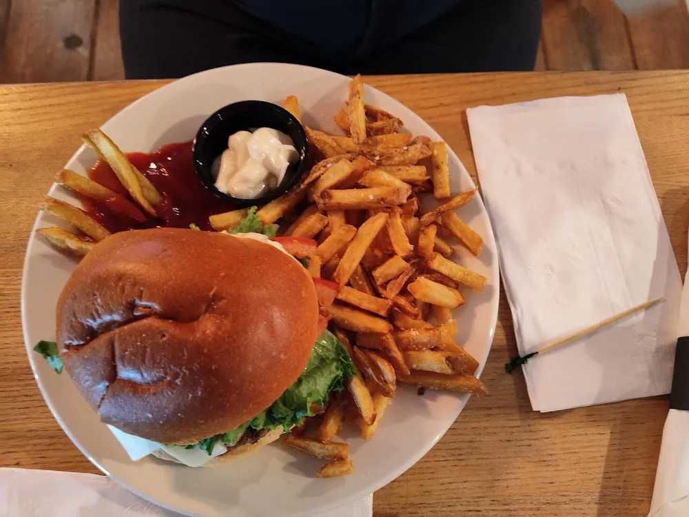 Cheeseburger and French Fries